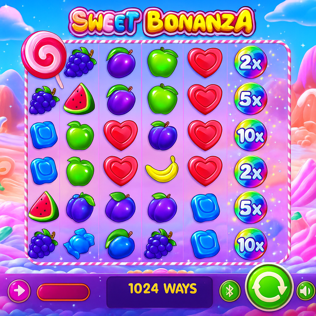 Infinity Casino - Sweet Bonanza Slot Game - Jeu en ligne