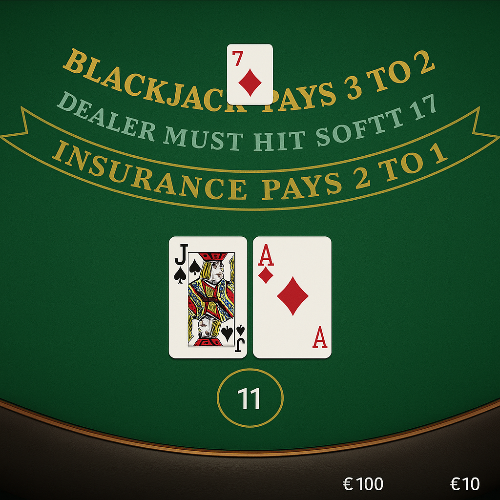 Infinity Casino - Blackjack Table Game - Jeu en ligne