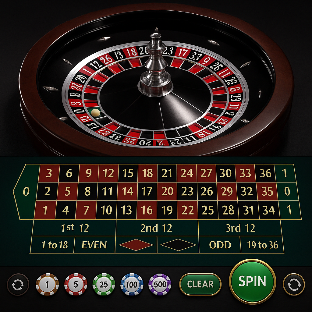 Infinity Casino - Roulette Table Game - Jeu en ligne